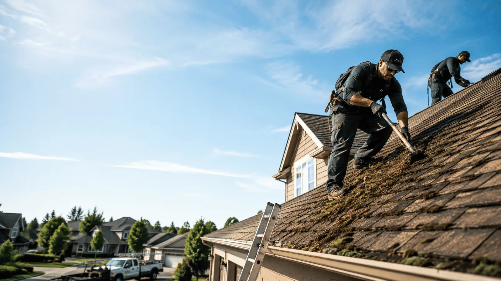 Roof Moss Removal in Oconomowoc, WI near me